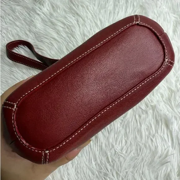 Vintage COACH y2k  Red Demi Legacy Mini Duffle bag - Picture 4 of 14